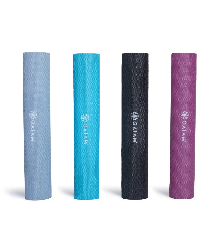 Affordable Comfort With Our Yoga Gear Discounts Gaiam Yoga Mat 68" 5mm Chambray