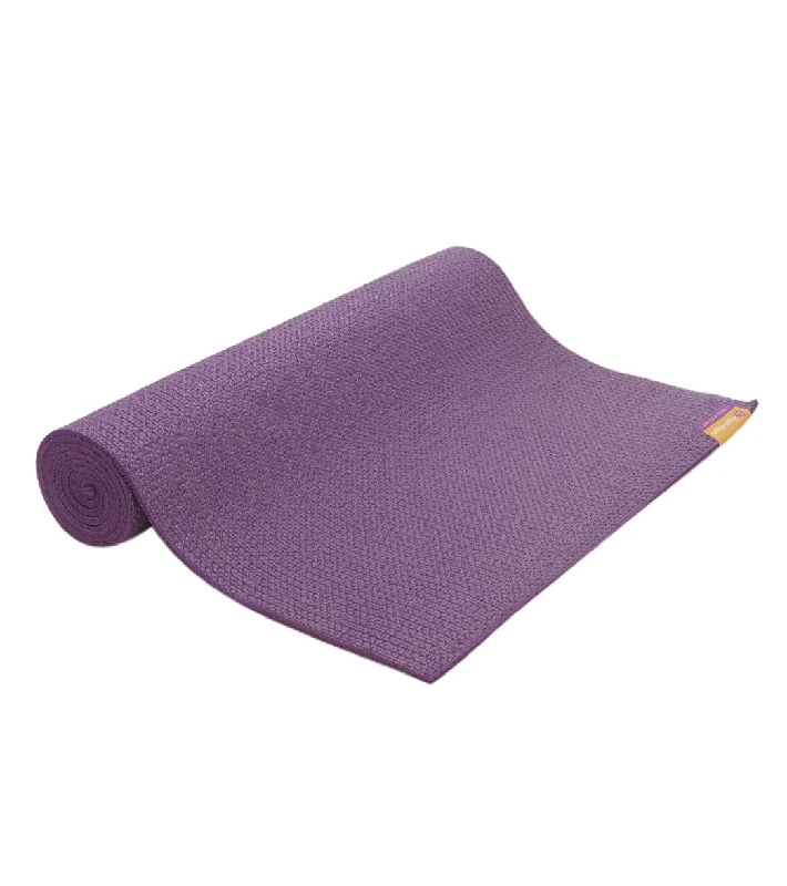 Comfort, Quality, And Savings In Every Pose Hugger Mugger Tapas Ultra Yoga Mat 68" 6mm Extra Thick Eggplant