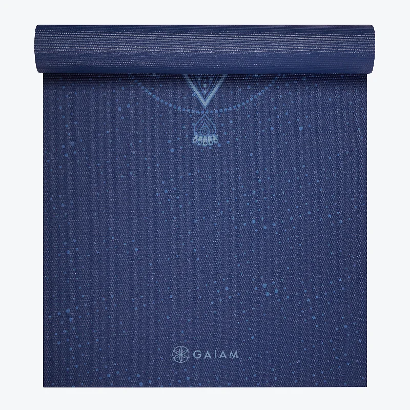 Mindful Movement Starts With Mindful Savings Premium Celestial Blue Yoga Mat (6mm)