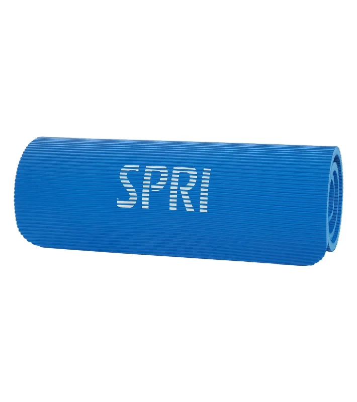 Move Freely, Shop Smart With Yoga Discounts SPRI Pro Exercise Mat 55" Blue