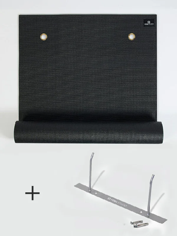 Feel The Difference With Premium Yoga Gear Deals Yoga Studio 20x (EYELETTED) Sticky 4.5mm Yoga Mats + Wall Bracket