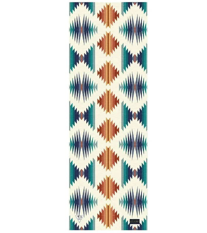 Strengthen Your Practice With Affordable Yoga Gear Yune Yoga Pendleton x Yeti Yoga Falcon Cove Sunset 5MM Yoga Mat
