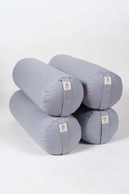 From Mat To Movement, Shop Yoga Deals Organic Cotton Yoga Bolsters - Filled with Buckwheat or Spelt - pack of 4