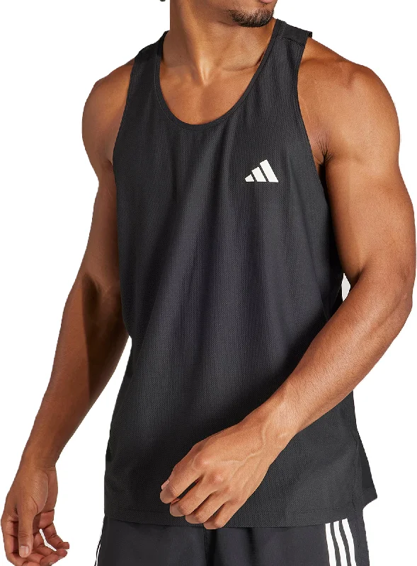 Don't Miss Out On Premium Yoga Wear Deals adidas Own The Run Mens Running Vest - Black