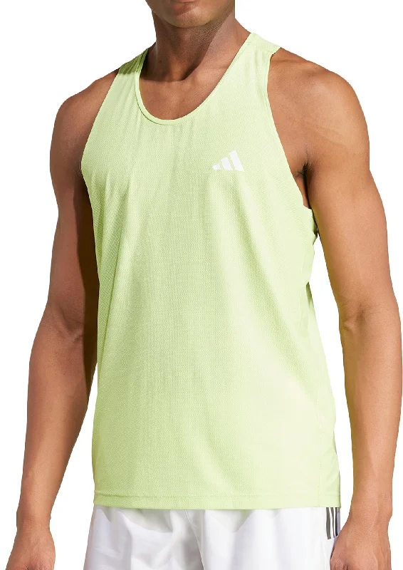 Affordable Yoga Fashion For Every Pose adidas Own The Run Mens Running Vest - Green