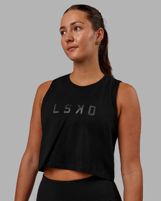 Unmissable Deals On Flexible Yoga Apparel Agile FLXCotton Tank - Black-Black