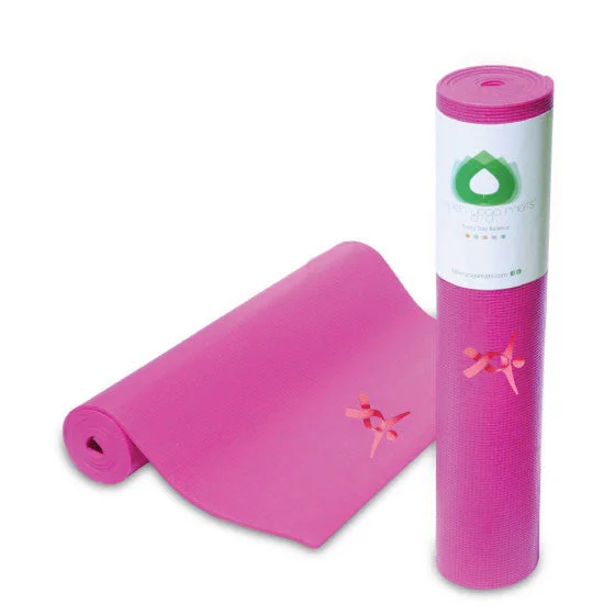 Upgrade Your Practice With Discounted Yoga Props AYM CARES Breast Cancer Awareness Mat