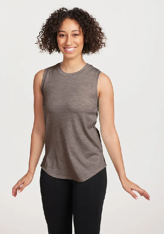 Premium Yoga Wear At Special Discounts Bella Tunic Top - Simply Taupe