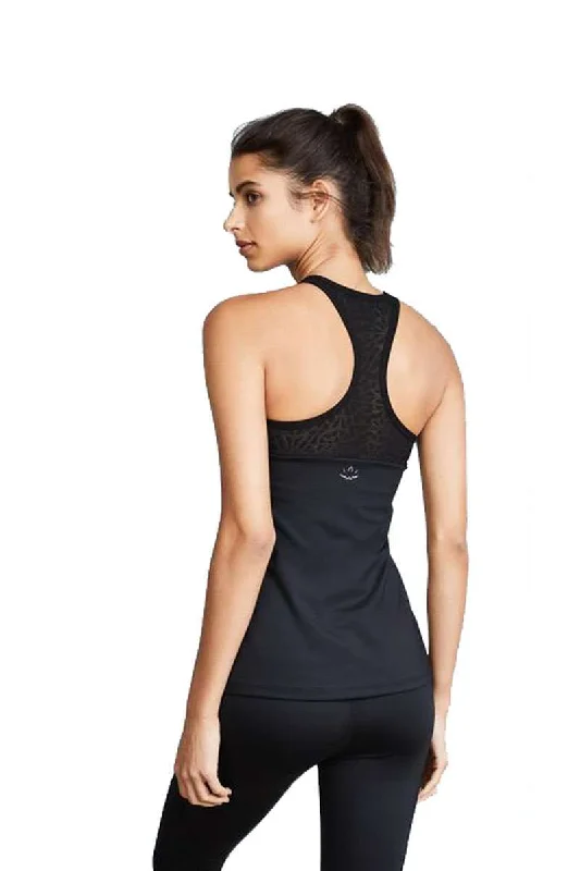 Stretch, Move, And Save On Yoga Clothing Cut it Close Mesh Tank