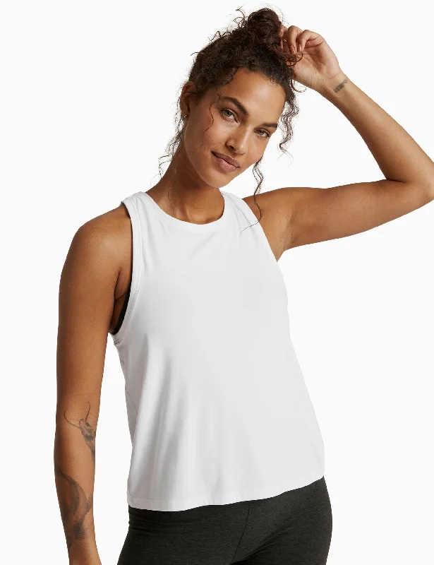 Your Go-To Yoga Outfits Now More Affordable Featherweight Rebalance Tank - Cloud White