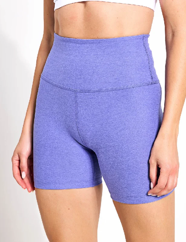 Performance Yoga Wear Now At Exclusive Discounts Spacedye Keep Pace 5" Biker Short - Indigo Heather