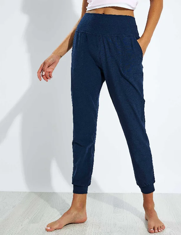 Look Good, Feel Good, And Save Big Spacedye Midi Jogger - Nocturnal Navy