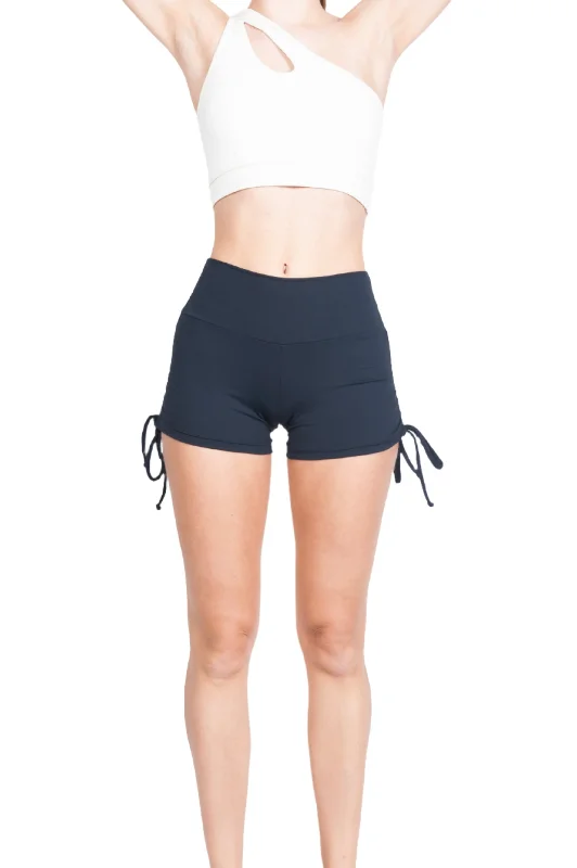 Stretch Your Limits, Not Your Wallet Bia Brazil Activewear Side Tie Shorts SH2473 Black