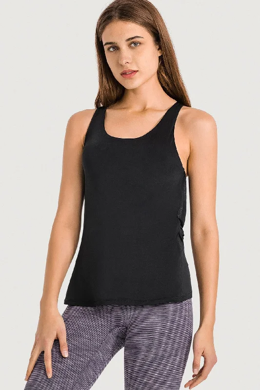 Breathe, Stretch, And Save On Yoga Apparel Blouse-Bra Simulation Top
