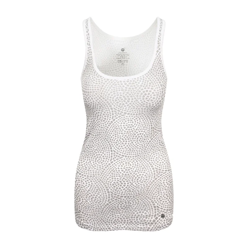 Your Go-To Yoga Outfits Now More Affordable Chakra Energy Tank Grey