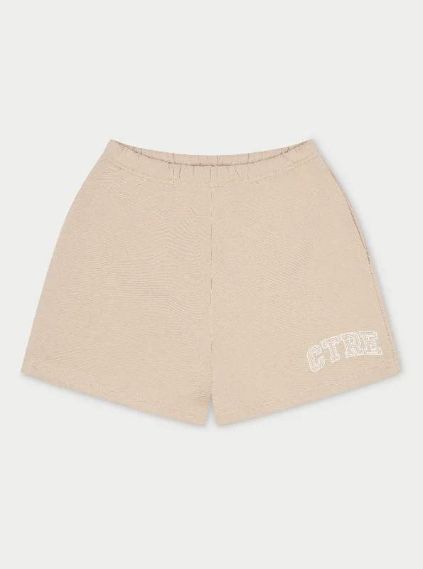 Limited-Time Savings On Yoga Leggings And Tops CTRE JERSEY SHORTS - STONE