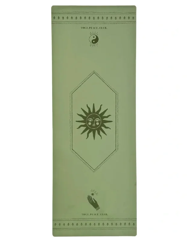 Stay Grounded With Yoga Gear On Sale 5 mm Deluxe Sage Yoga Mat + Strap