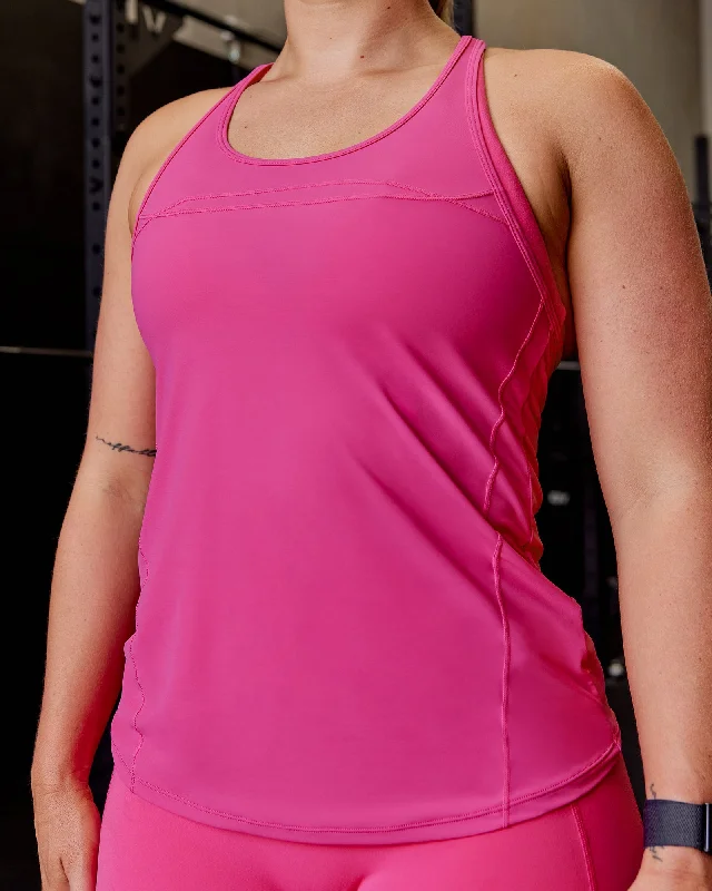 Embrace Comfort With Yoga Wear On Sale Endorphin Rush Tank - Fuchsia Pink