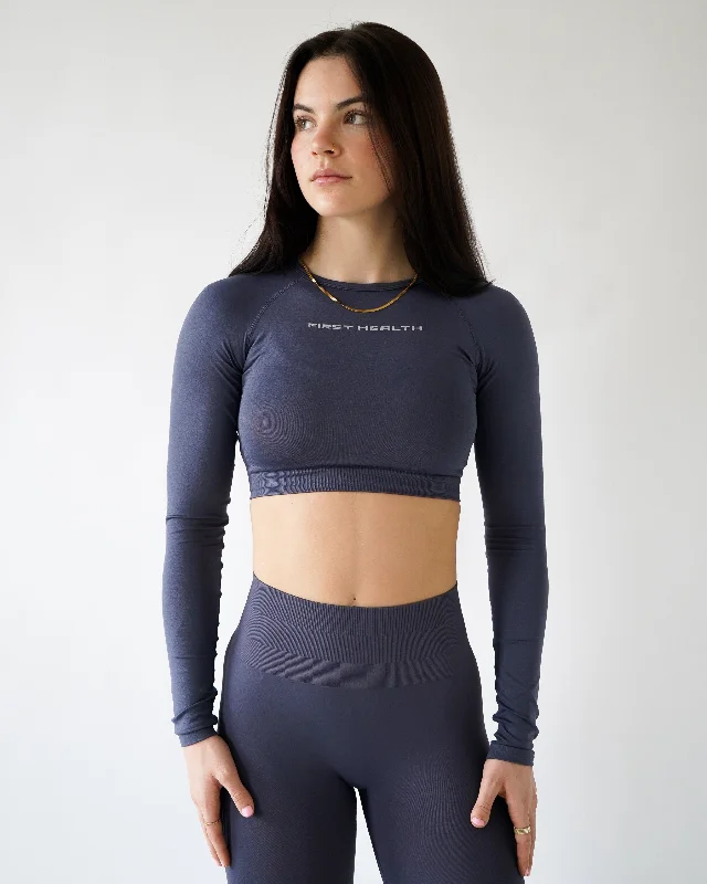 Premium Yoga Wear At Special Discounts Enhance Cropped Long Sleeve - Starlight