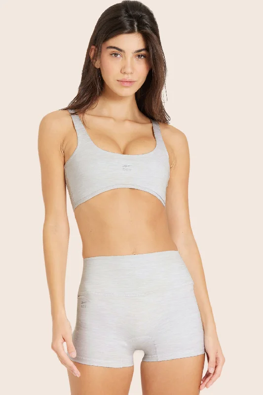 Trendy Yoga Outfits At Budget-Friendly Prices FORMCLOUD® REEBOK X SET RISE BRA - HEATHER GREY