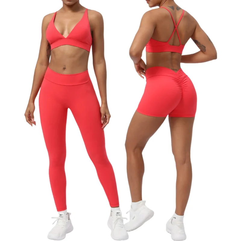 The Perfect Blend Of Comfort And Savings Plus size Frosted back yoga suit pocket 5 colors