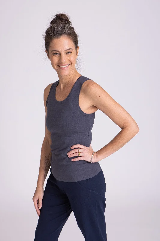 Enhance Your Flow With Stylish Yoga Wear At Great Prices Half Moon Open Back Tank Top