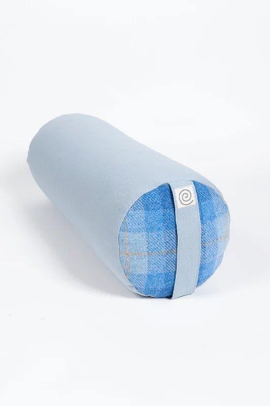 Stretch, Strengthen, And Save Today Harris Tweed Spelt Yoga Bolster - Made in the UK