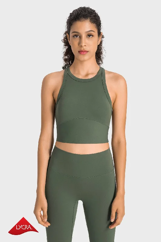 High-Quality Yoga Clothing At Budget-Friendly Prices High-Neck Tank Top