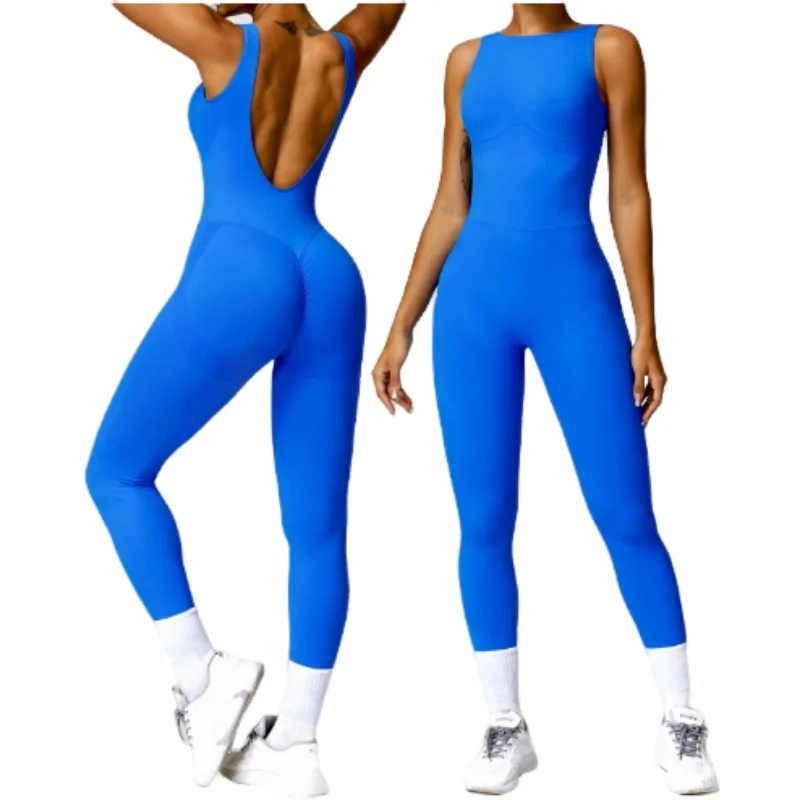 Master Every Pose With Premium Yoga Wear Deals Hollow butt lift one-piece yoga dress 7448  5colors