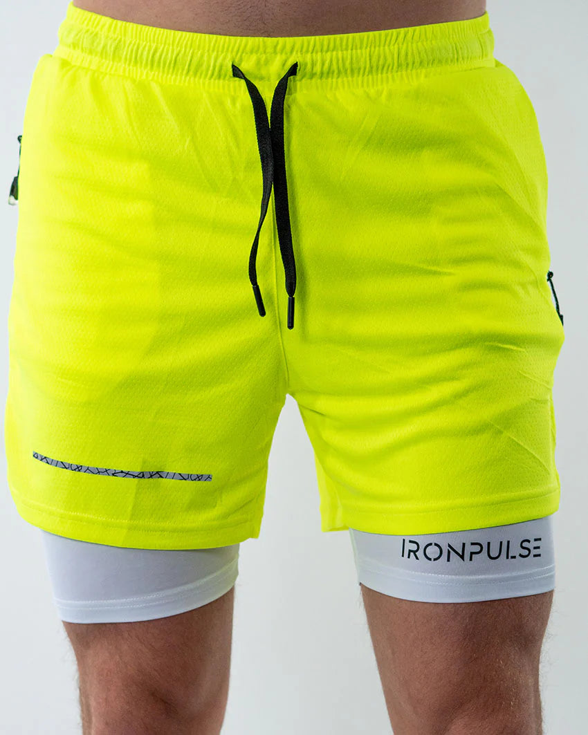 Premium Yoga Wear At Special Discounts Iron Pulse Men's Volt Descendant Shorts