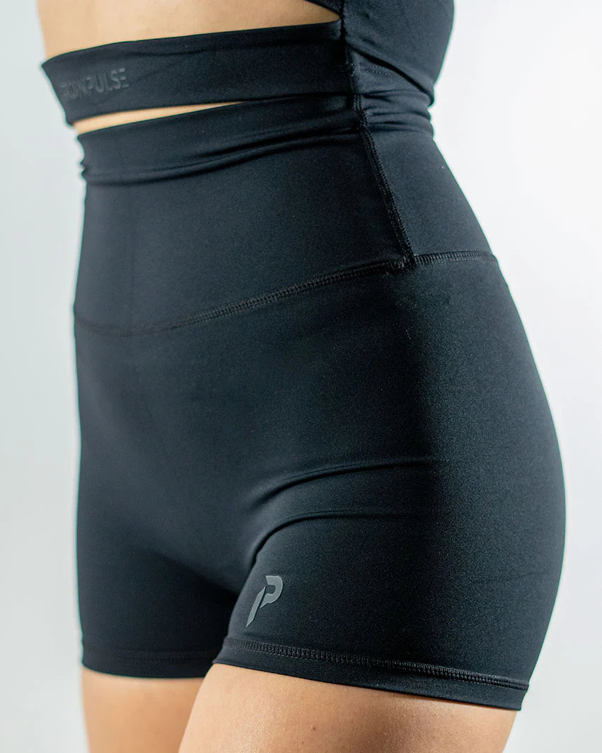 Yoga Wear That Moves With You At Lower Prices Iron Pulse Stratos Shorts (Black) *FINAL SALE*
