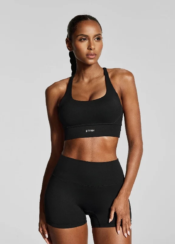 Elevate Your Practice With Affordable Yoga Wear Jet Black Micro Shorts