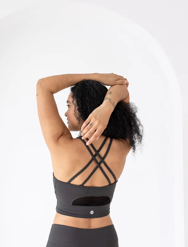 Breathe Easy In Comfortable Yoga Outfits LADIES HIGH NECK ACTIVE CROP