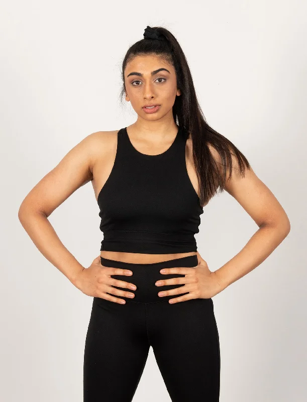 Performance Meets Savings In Our Yoga Wear Sale LADIES HIGH NECK ACTIVE CROP
