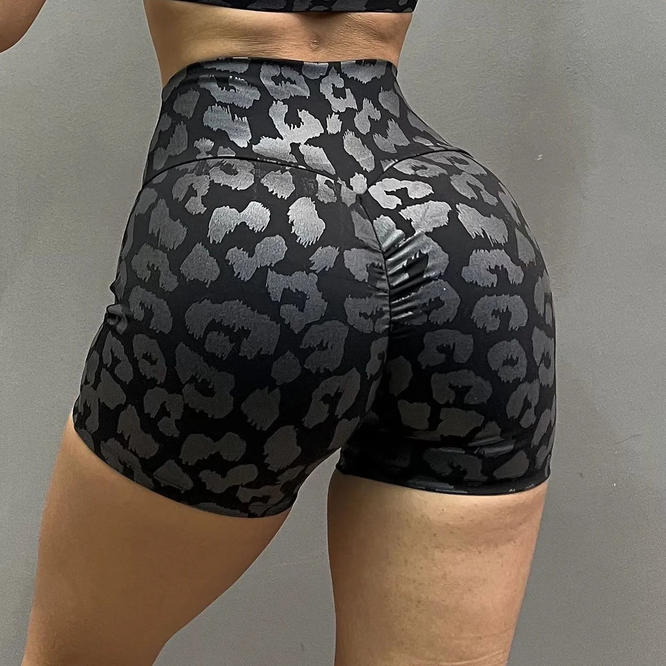 black shorts