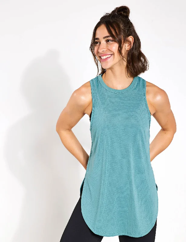 Your Practice Deserves The Best—At Better Prices Zela Tank Top - Teal