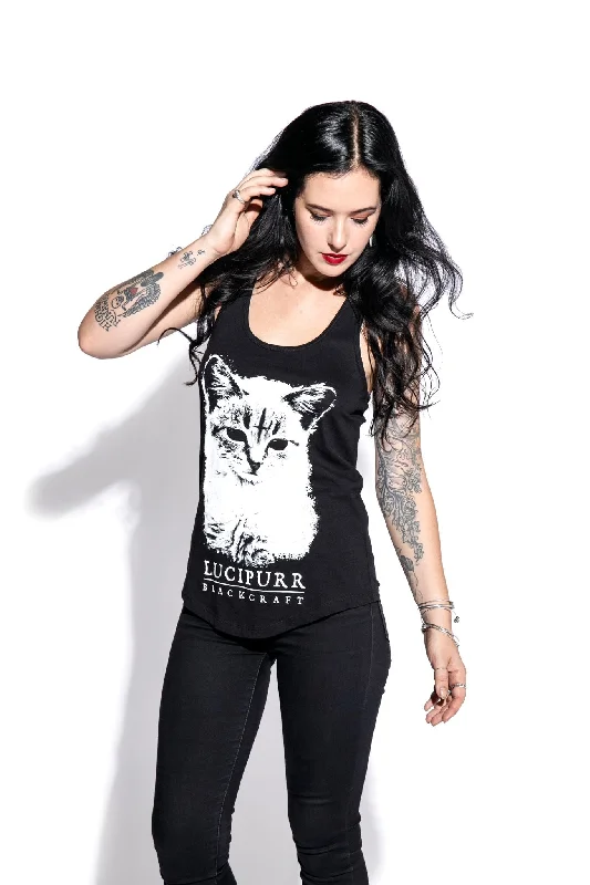 Soft, Stretchy, And Super Affordable Yoga Wear Lucipurr - Racerback Tank