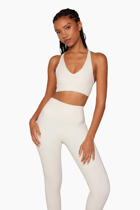 Affordable Yoga Fashion For Every Pose LUXFORM® RACER V BRA - BLANC