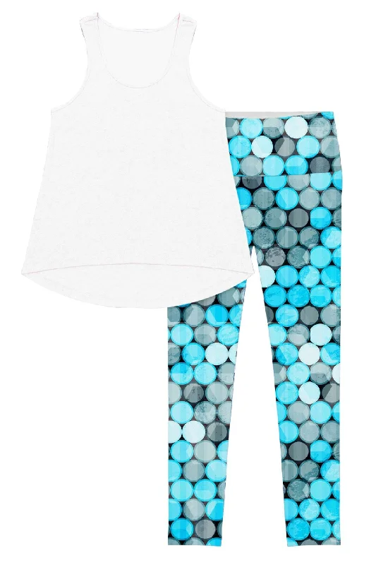 Stretch In Style With Budget-Friendly Yoga Wear Magic Bubbles Donna Set - Women