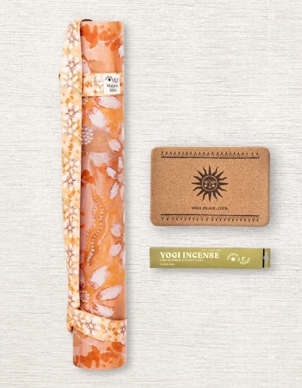 Essential Yoga Gear At Unmissable Prices 4 mm Yoga Pack - Malara x YPC Yoga Mat + Block + Strap + Incense