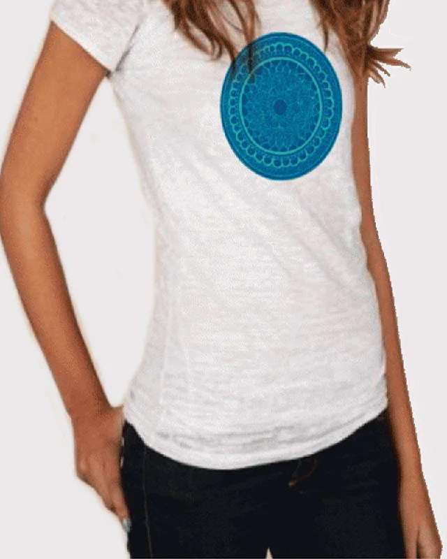Look And Feel Your Best With Discounted Yoga Clothing Mandala Burnout Tee