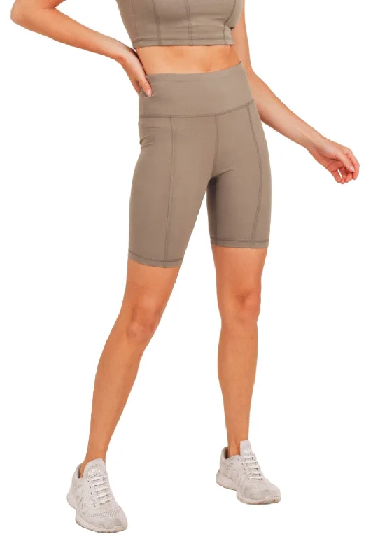 Master Every Pose With Premium Yoga Wear Deals Mono B Back Pocket Sweetheart Highwaist Biker Shorts  APH-A047 and Plus