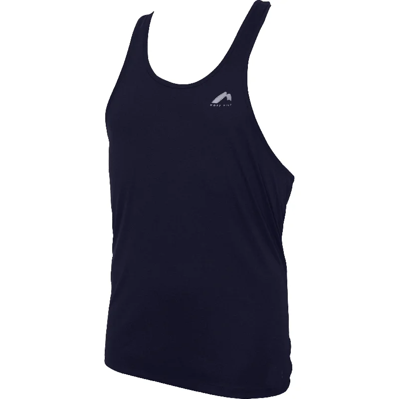 Flow Into Savings With Trendy Yoga Apparel More Mile Muscle Mens Fitness Vest - Blue