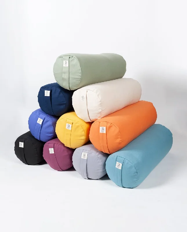 Align Your Practice With Unbeatable Deals Organic Cotton Yoga Bolsters - Filled with Buckwheat or Spelt