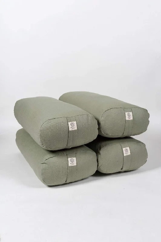 Find Your Flow With Our Yoga Sale Organic Cotton Rectangular Bolster - Pack of 4