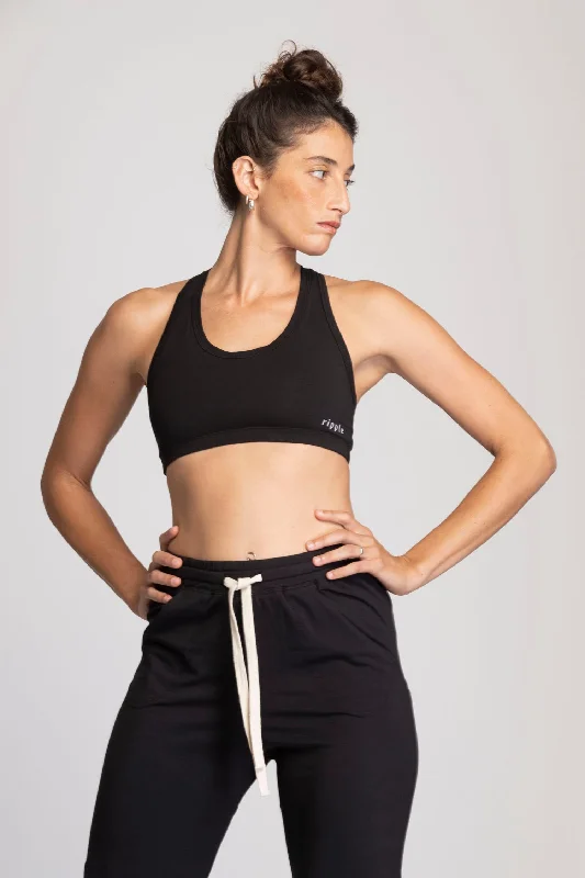 Comfortable, Stylish, And Now More Affordable Organic Cotton Racer-Back Bra