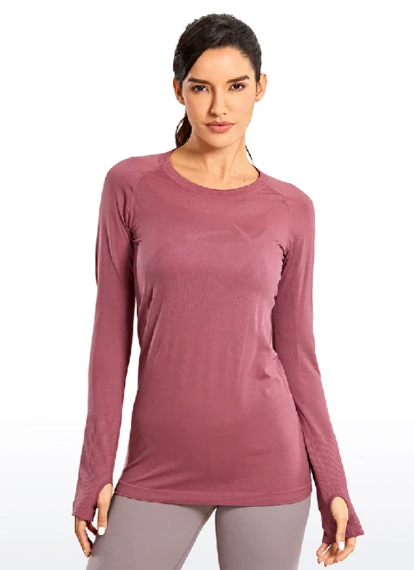 Yoga Wear At Unbeatable Prices Speedy Seamless Long Sleeves Slim Fit