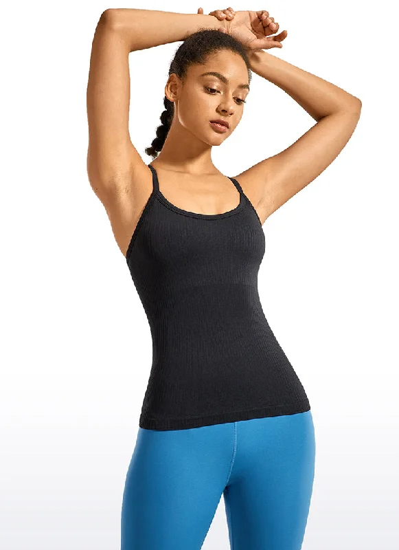 Enhance Your Flow With Stylish Yoga Wear At Great Prices Speedy Seamless Built-in Bra Tank Y-back
