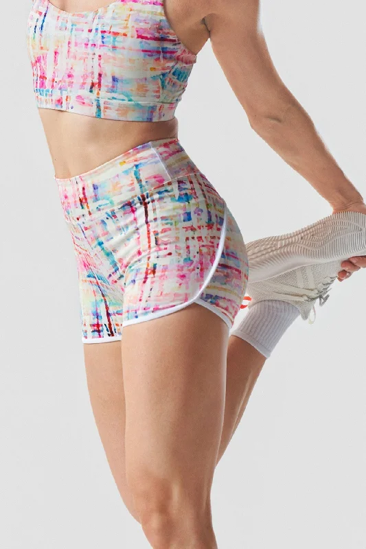 Stretch, Move, And Save On Yoga Clothing Random Painting Short