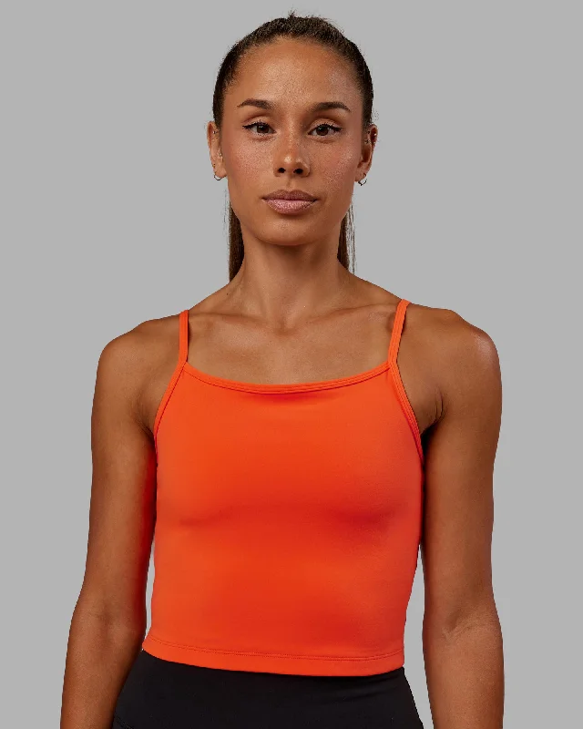 Performance Meets Savings In Our Yoga Wear Sale Rapid Active Tank - Ultra Orange